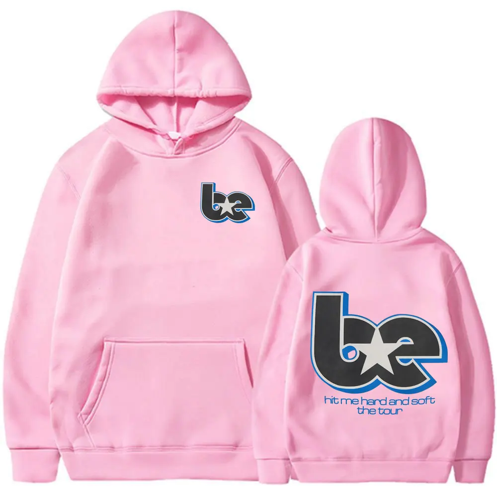 Bluza z kapturem unisex w stylu Harajuku Różowy