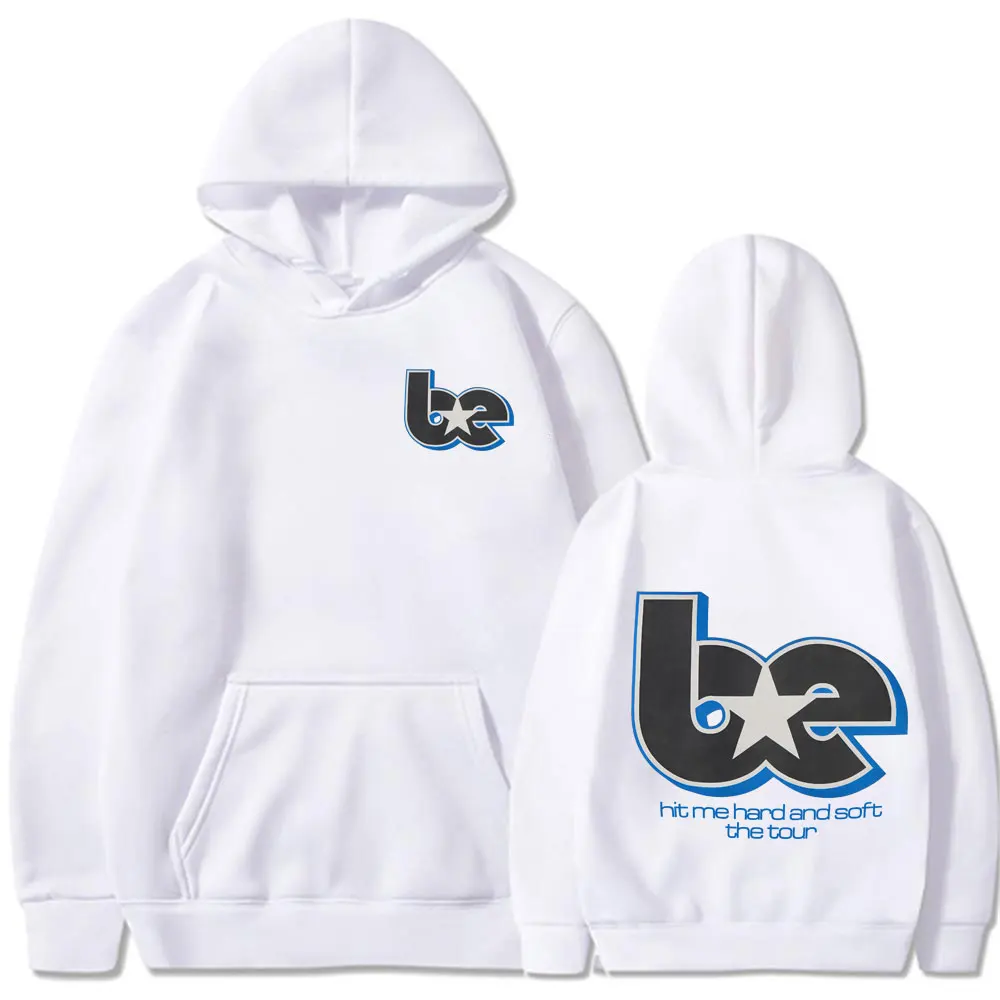 Bluza z kapturem unisex w stylu Harajuku Biały