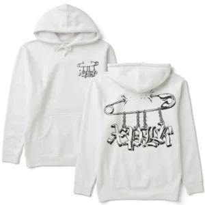 Bluza z kapturem Sam and Colby XPLR unisex Biały