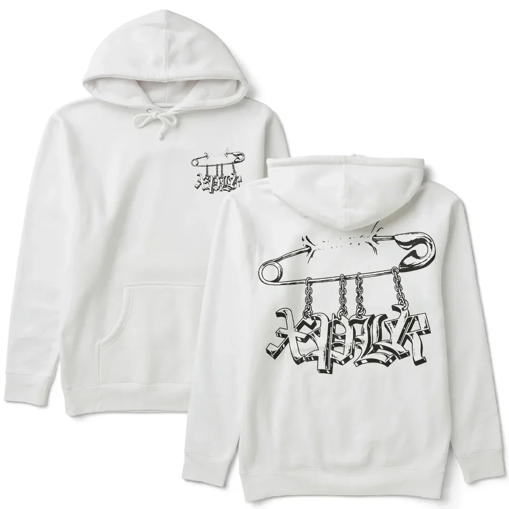 Bluza z kapturem Sam and Colby XPLR unisex Biały