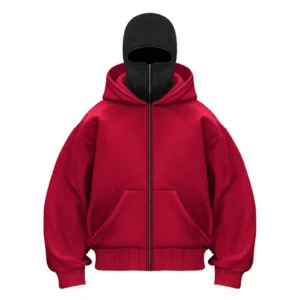 Bluza z kapturem na zamek wiatroszczelna ocieplana Kolor obrazu 3