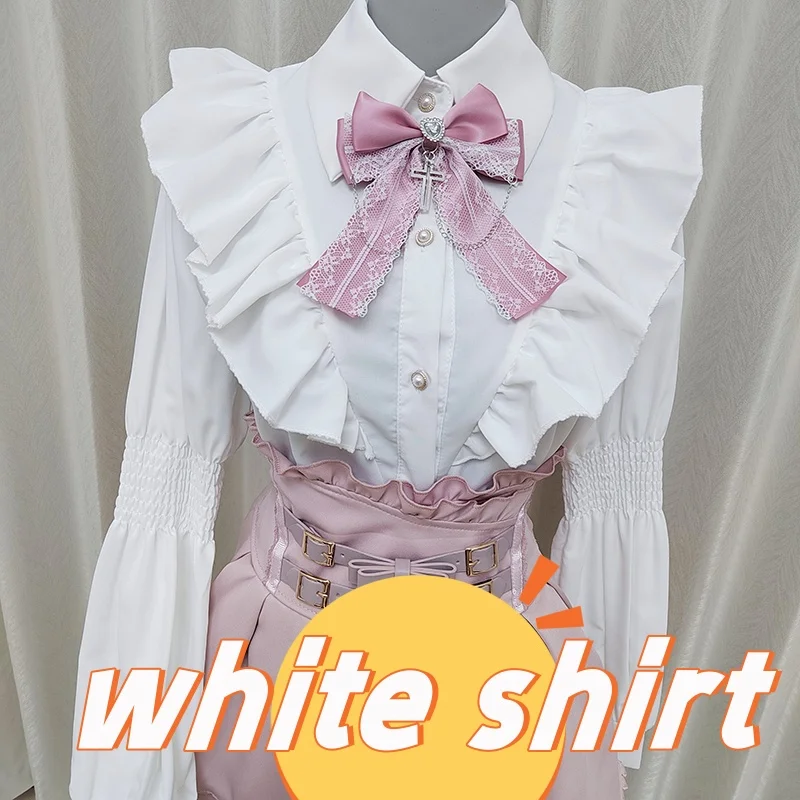 Bluzka kawaii w japońskim stylu Lolita z długim rękawem 4 shirt