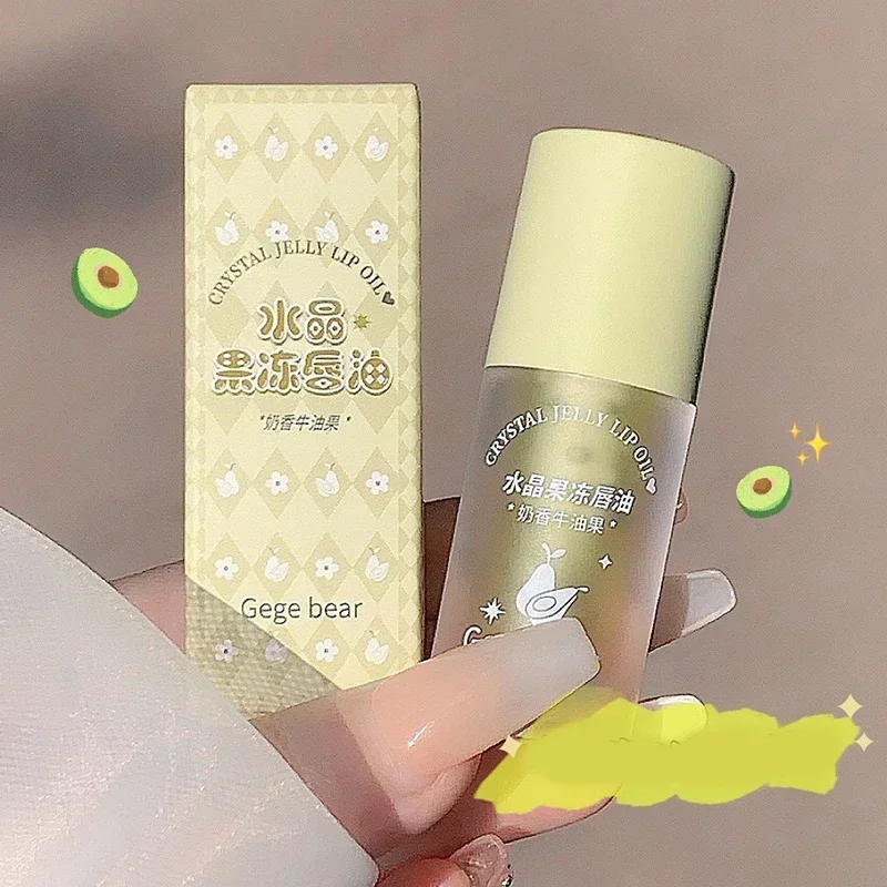Błyszczyk do ust Crystal Jelly — nawilżający olejek z efektem plumping Khaki