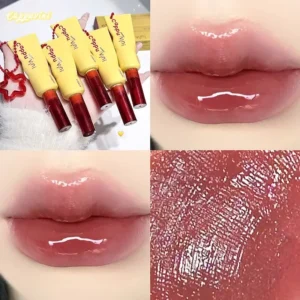 Błyszczyk do ust galaretka lustrzana — nawilżający lip plumper Jasnozielony