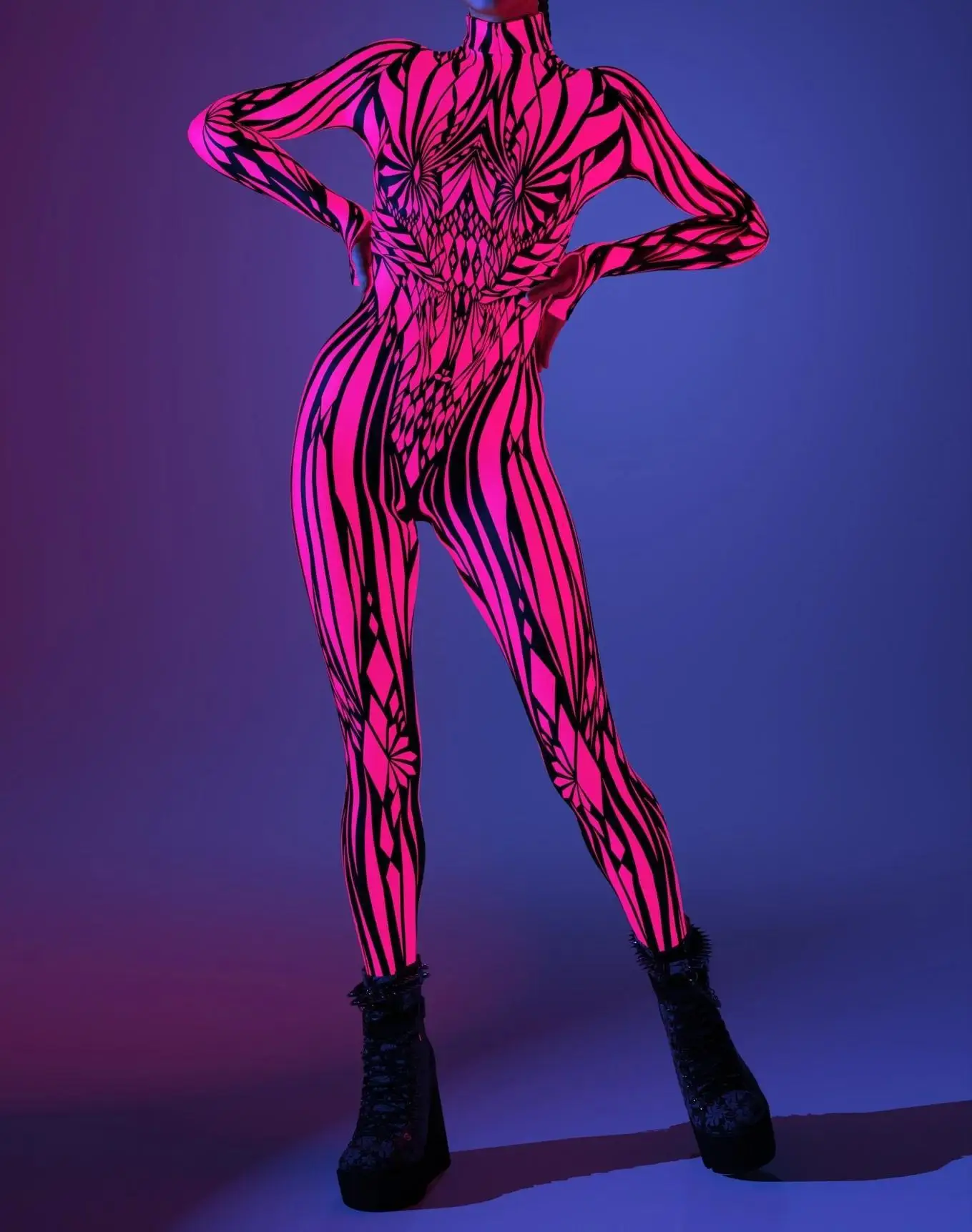 Body damskie z nadrukiem 3D kostium na imprezę Style 1