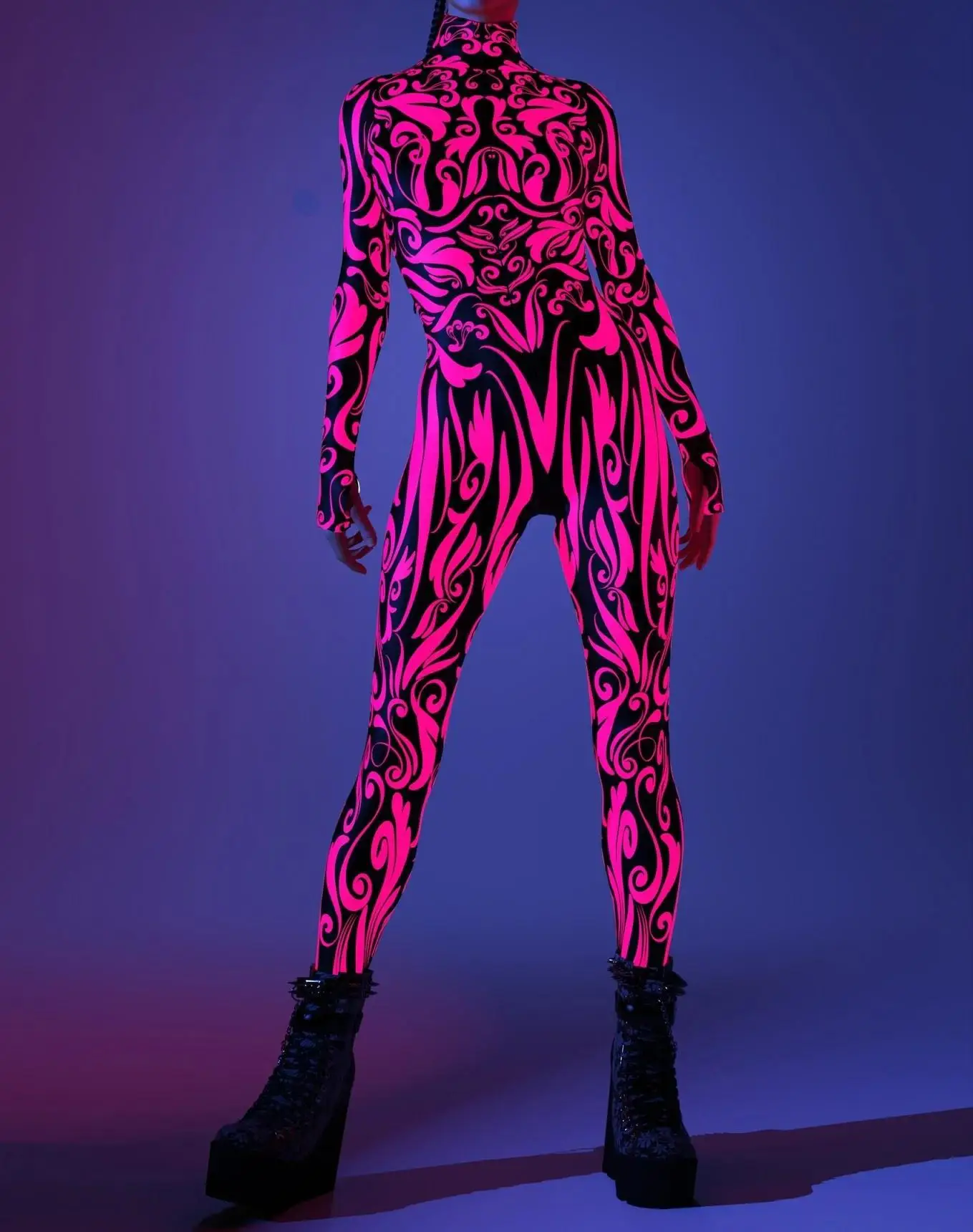 Body damskie z nadrukiem 3D kostium na imprezę Style 3