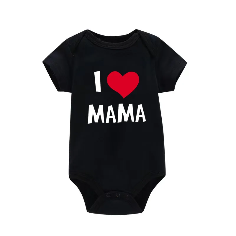 Body niemowlęce I Love Mama & Papa - śmieszne pajacyki dla noworodka Pf0135 hs