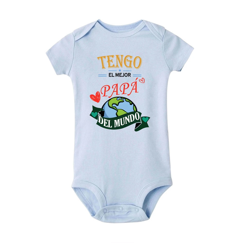 Body niemowlęce z napisem dla taty, krótki rękaw Tr554740 srplb