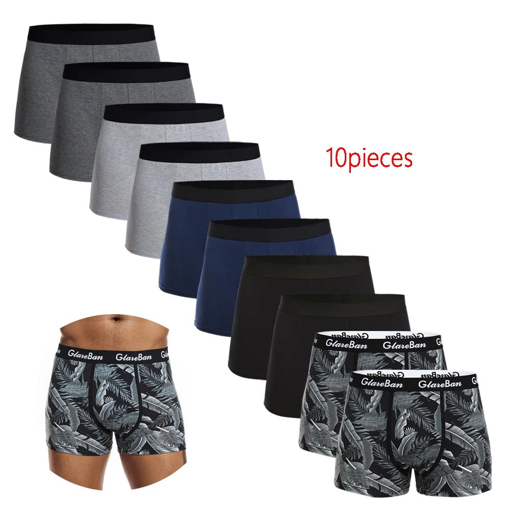 Bokserki męskie bawełniane zestaw 10 sztuk W2 5