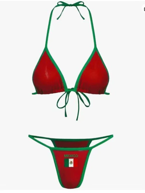 Brazylijskie bikini damskie — lekki letni strój kąpielowy Jasnoszary