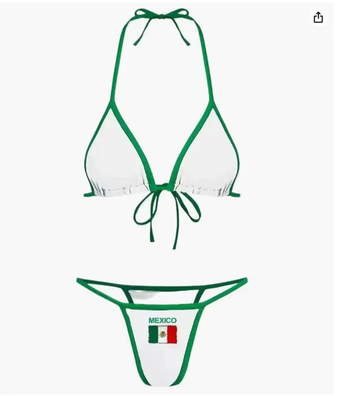 Brazylijskie bikini damskie — lekki letni strój kąpielowy Jasny żółty