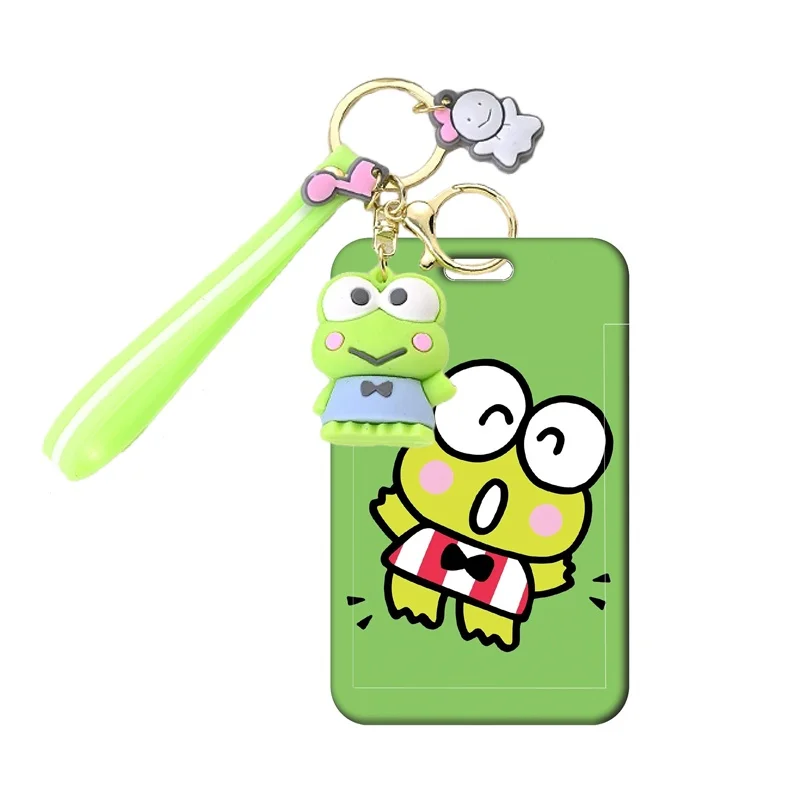 Breloczek Sanrio z etui na kartę i identyfikator Beżowy