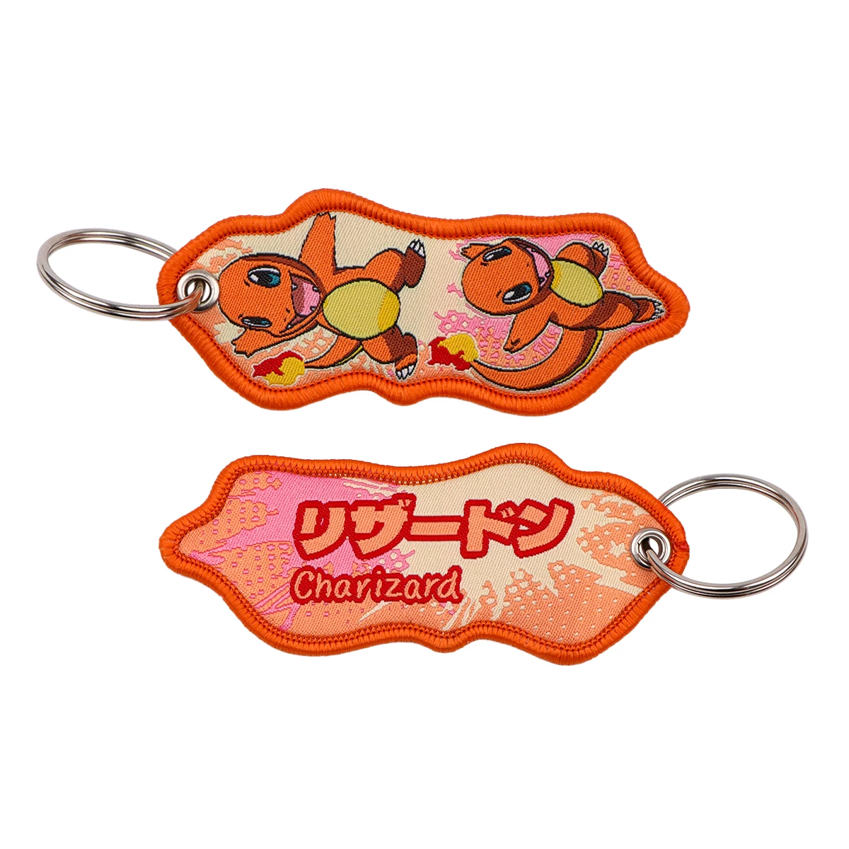Brelok do kluczy anime haftowany – modny gadżet do plecaka Burlywood