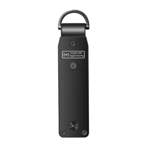 Brelok do kluczy z lokalizatorem GPS i etui na AirTag Czarny
