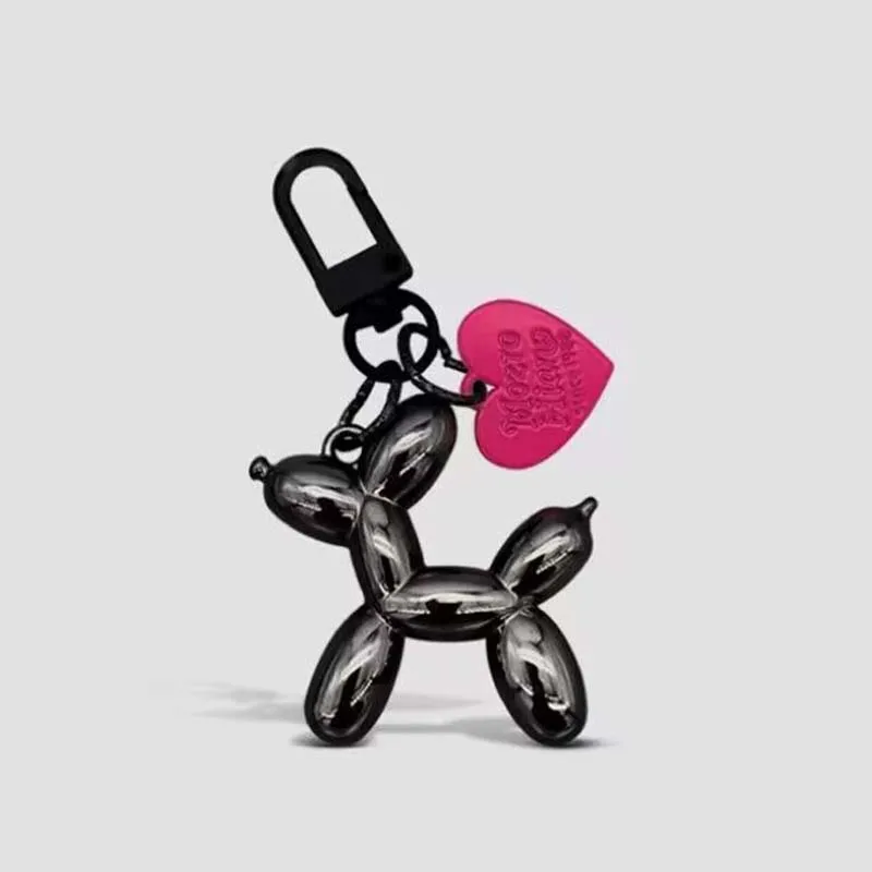 Brelok do kluczy Balloon Dog styl punk Y2K Zielony