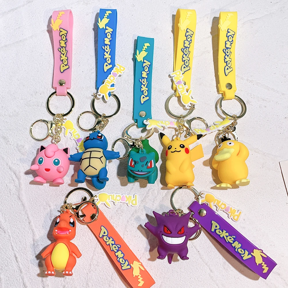 Brelok Poké Ball z PVC do kluczy i torby Fioletowy