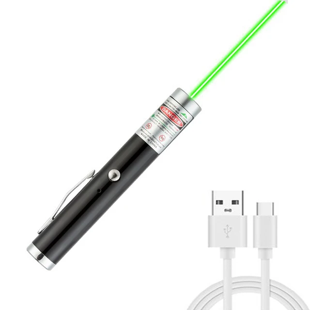 Brelok z wskaźnikiem laserowym i latarką LED — zabawka dla kota Beżowy