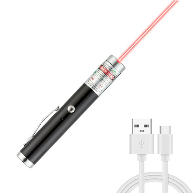 Brelok z wskaźnikiem laserowym i latarką LED — zabawka dla kota Brązowy