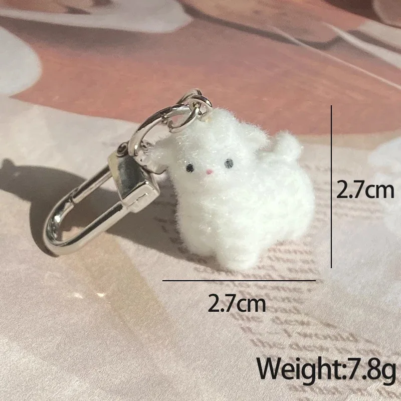 Brelok ze zwierzątkiem - pies i kot do kluczy Sheep