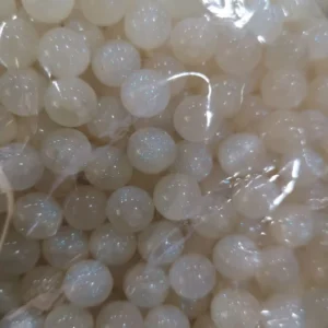 Brokatowe koraliki z żywicy do biżuterii DIY Jasny