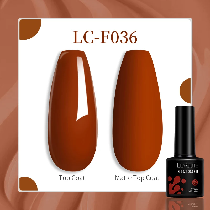 Brokatowy lakier hybrydowy LILYCUTE 7 ml 36