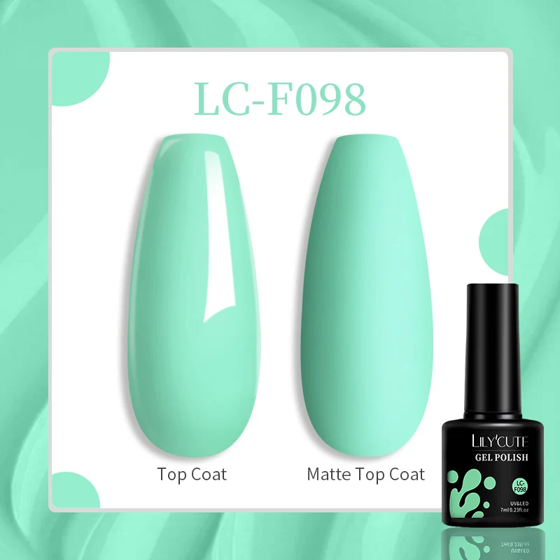 Brokatowy lakier hybrydowy LILYCUTE 7 ml 98