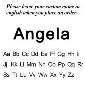 Personalizowana broszka dla dentysty z imieniem ze stali nierdzewnej B21