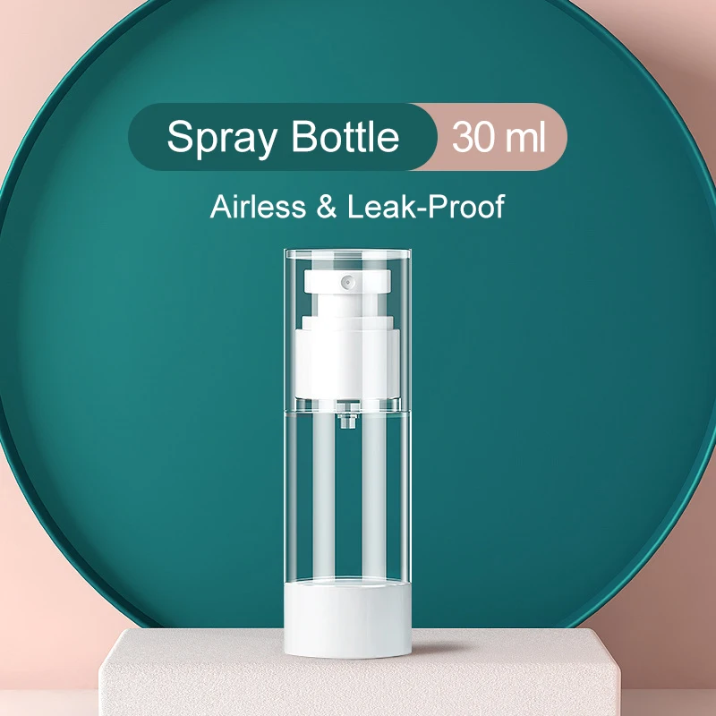 Butelka airless z pompką próżniową 15-100 ml do kremów i serum Jasnożółty