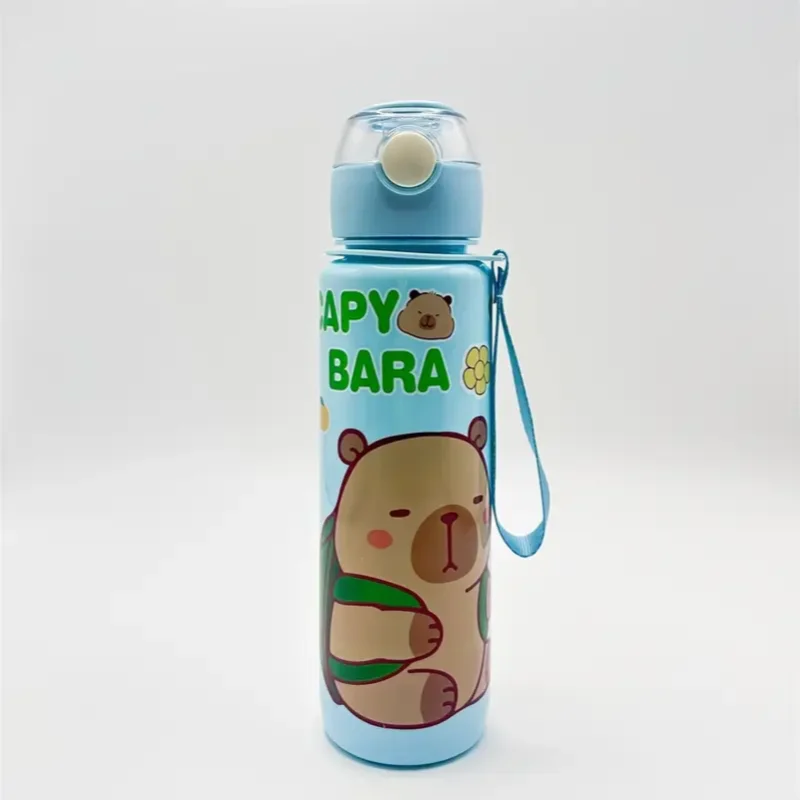 Butelka na wodę 700 ml z paskiem dla dzieci Zielony