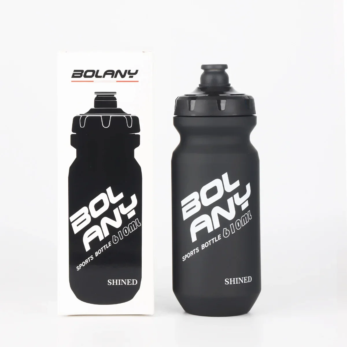 Butelka rowerowa do wyciskania 610 ml z gumową powłoką żółty
