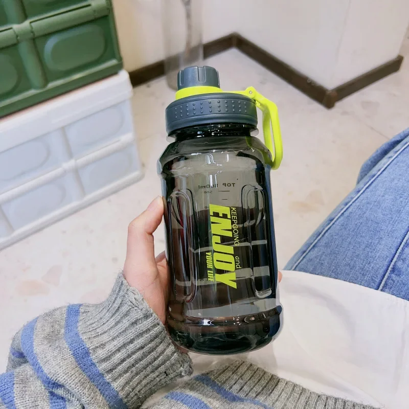 Butelka sportowa 1 l BPA Free z filtrem do picia i sportu Czarny