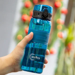 Butelka sportowa 500 ml z filtrem do herbaty — przezroczysta Niebieski