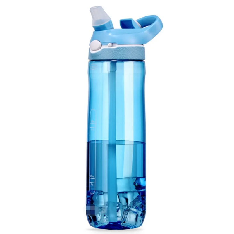 Butelka na wodę Tritan 750–1000 ml ze słomką ekologiczna Zielony