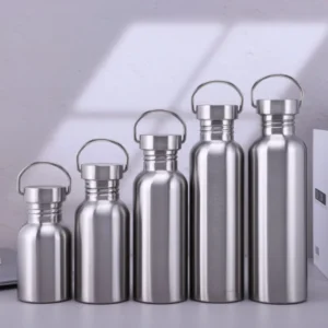 Butelka ze stali nierdzewnej z szerokim otworem 500–1000 ml Czarny