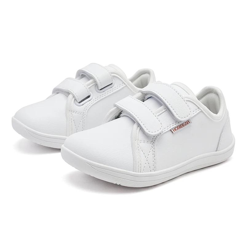 Buty barefoot dla dzieci HOBIBEAR z szerokim noskiem Biały