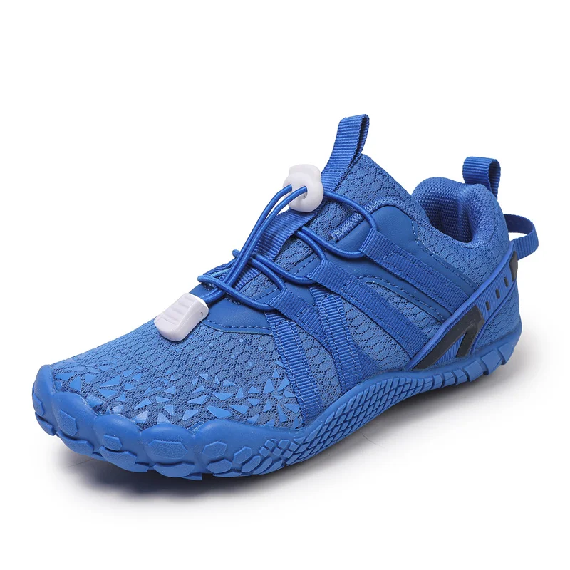 Buty barefoot dla dzieci - trampki bose dla chłopców i dziewczynek Niebieski