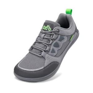 Buty barefoot męskie sportowe z szeroką cholewką Szary