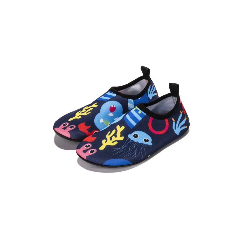Buty do wody dla dzieci - lekkie kapcie do pływania Niebieski