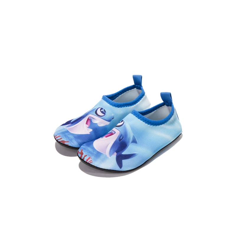 Buty do wody dla dzieci - lekkie kapcie do pływania Bottom shark