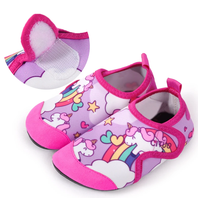 Buty do wody dla dzieci - skarpetki kąpielowe na basen i plażę z jednorożcem Unicorn