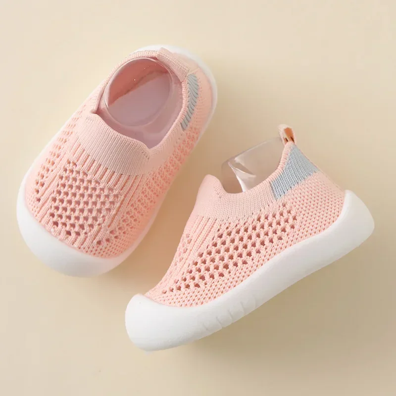 Buty dziecięce oddychające dzianinowe wsuwane na lato F19670p