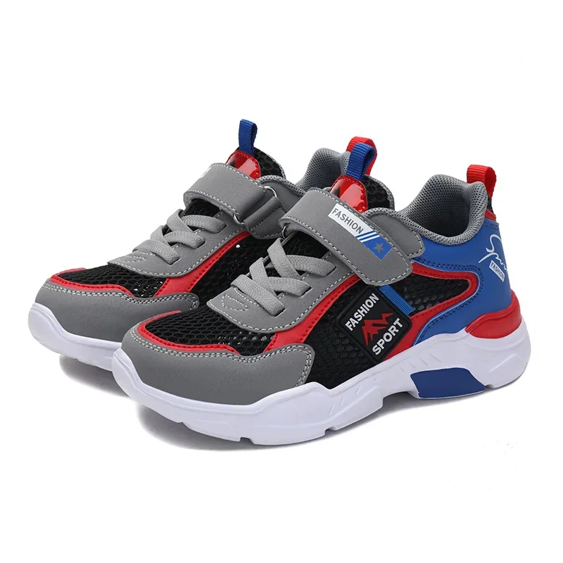 Buty sportowe dla chłopca lekkie siateczkowe sneakersy Czarny
