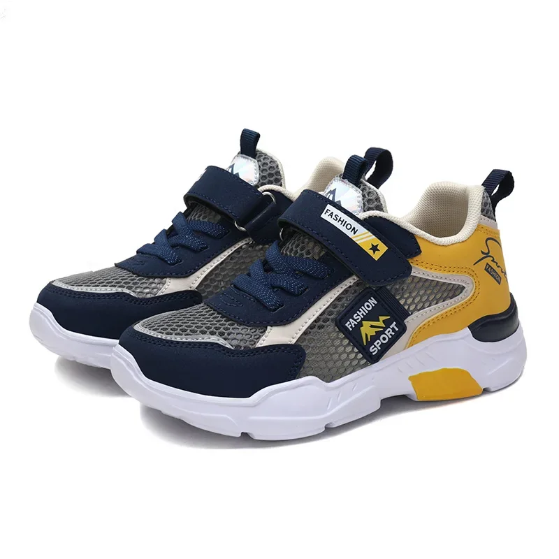 Buty sportowe dla chłopca lekkie siateczkowe sneakersy Szary