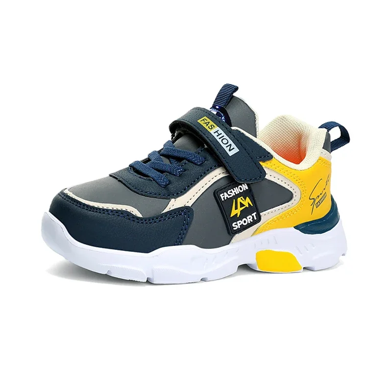 Buty sportowe dla dzieci, trampki do biegania i koszykówki Szary