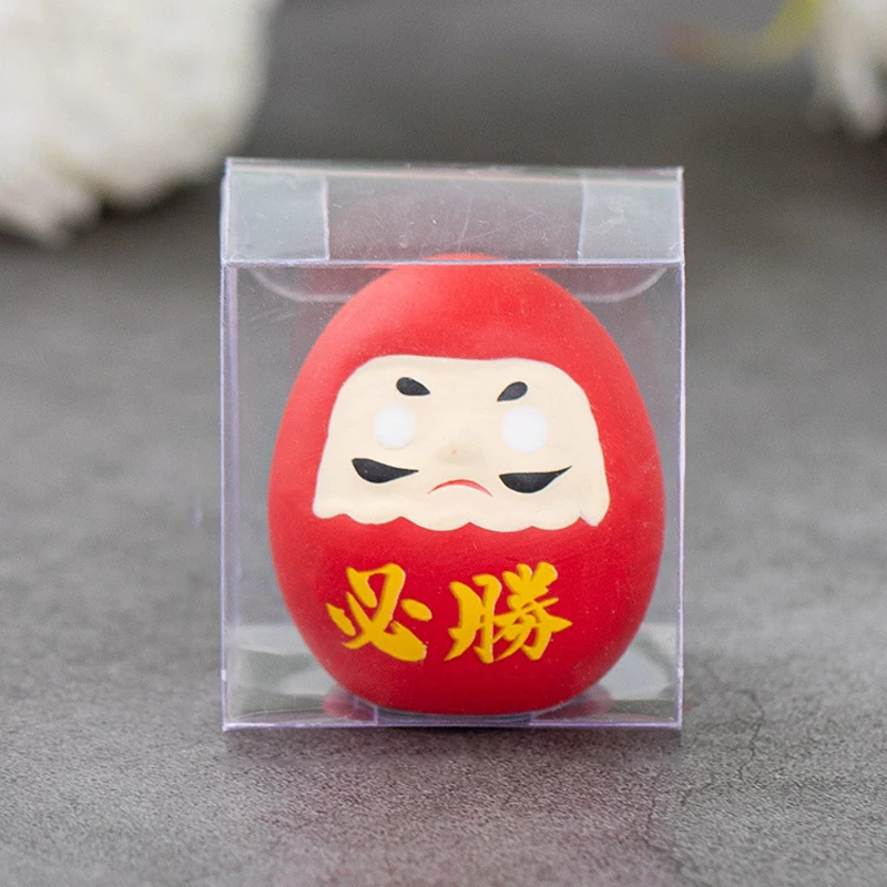 Ceramiczna lalka Daruma – japońska figurka na szczęście Jasnozielony