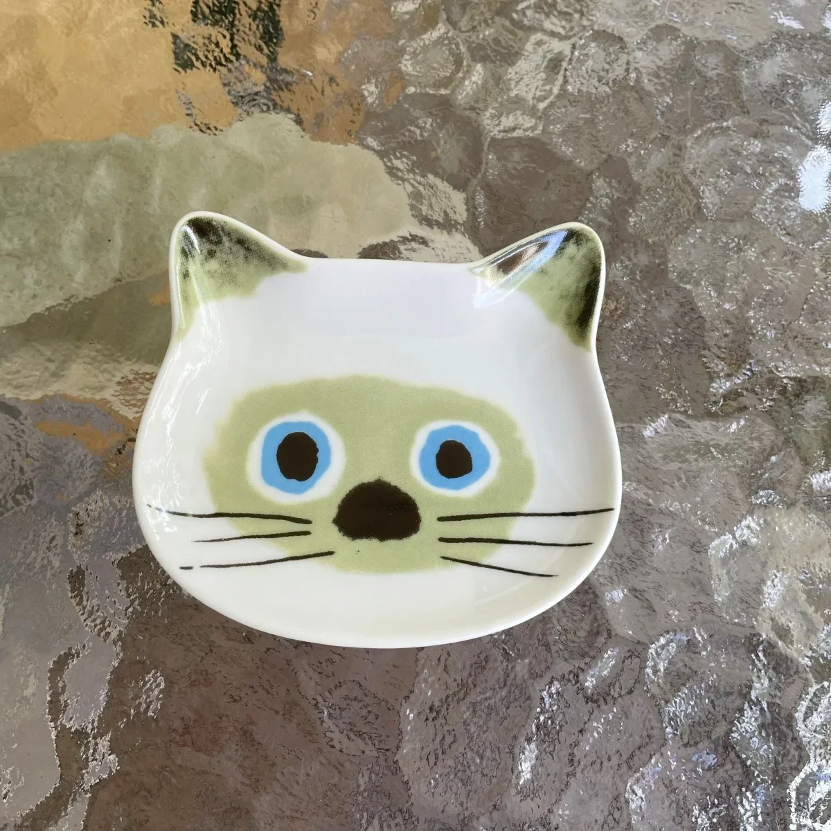 Ceramiczne naczynko na sos w kształcie kota Matowy