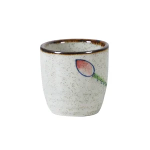 Ceramiczny kubek do sake - retro zestaw w japońskim stylu Fioletowy