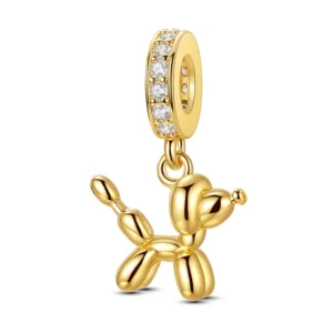 Charms zawieszka koralik ze srebra próby 925 do bransoletki Khaki