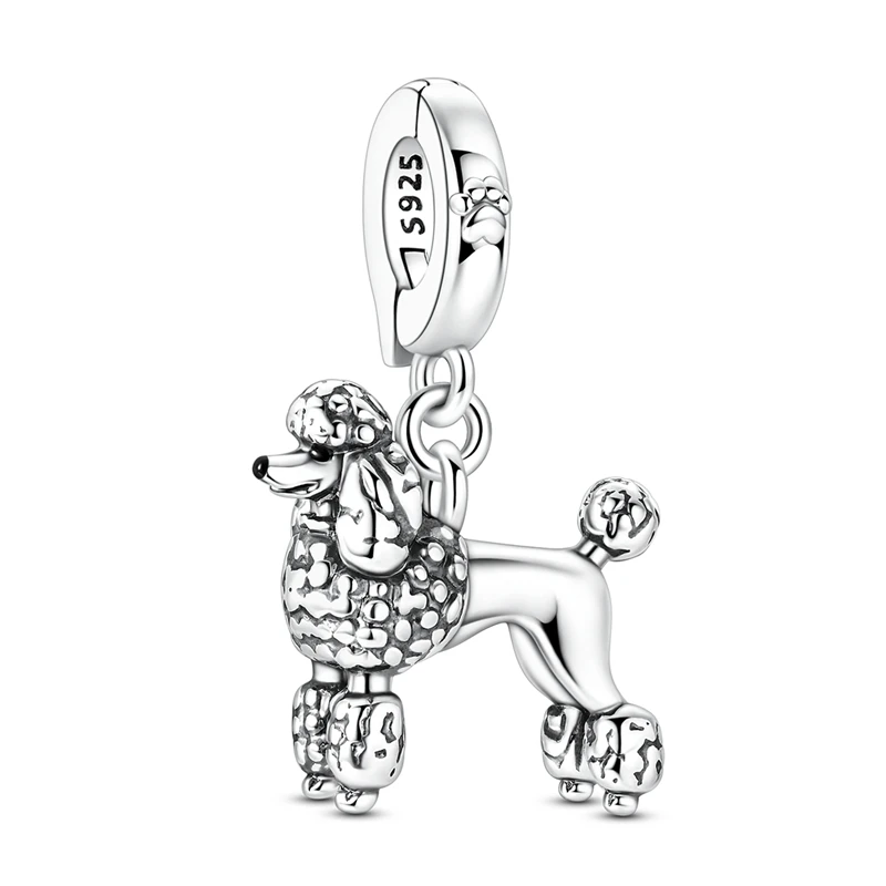 Charms zawieszka koralik ze srebra próby 925 do bransoletki Brązowy