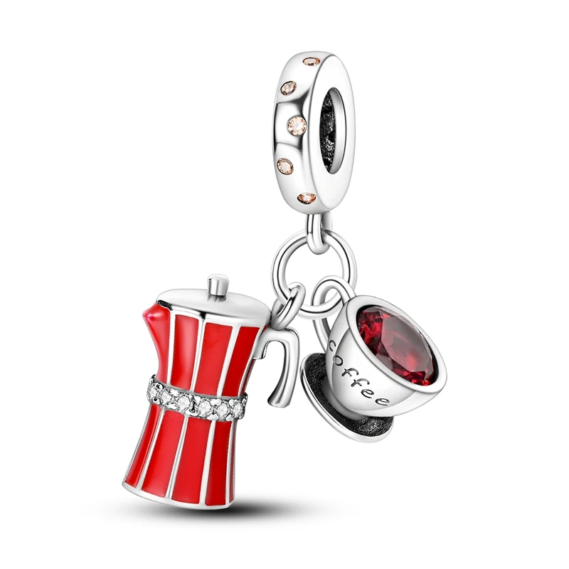 Charms koralik srebro 925 do bransoletek i naszyjników Srebrny brąz